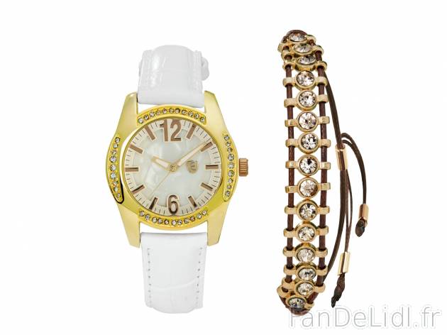 Parure montre et bracelet femme ou homme , prezzo 9.99 € 
- Montre étanche jusqu’à ...