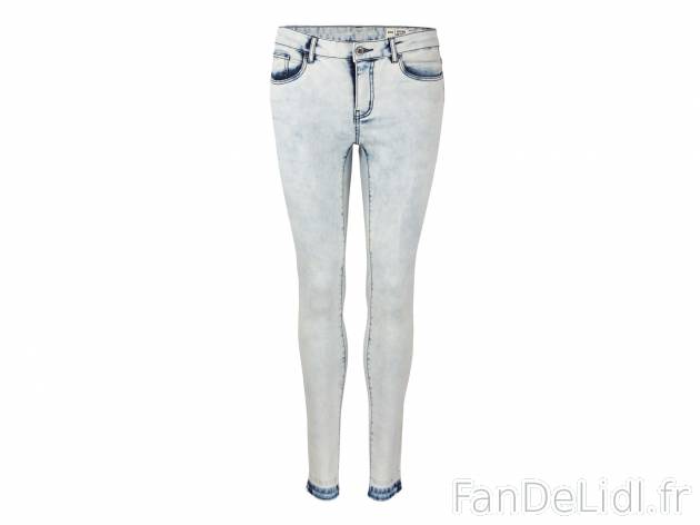 Jean super skinny femme , prezzo 12.99 € 
- Ex. 86 % coton, 12 % polyester et ...