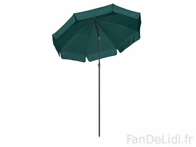 Parasol , prezzo 16.99 € 
- Orientable
- Env. 180 cm (Ø)
- Hauteur réglable  ...