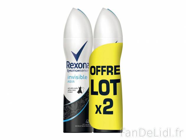 Rexona déodorant , prezzo 2.10 € 
- Les 2 lots de 2 x 200 ml dont 1 lot GRATUIT ...