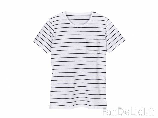 T-shirt homme , prezzo 4.99 €  
-  100 % coton
-  4 coloris au choix