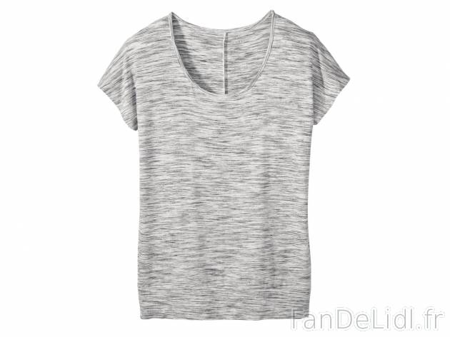 T-shirt long femme , prezzo 4.99 € per L&apos;unité au choix 
- Ex. : 95 ...