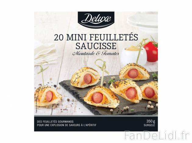 20 mini feuilletés saucisse1 , prezzo 2.99 € per 350 g