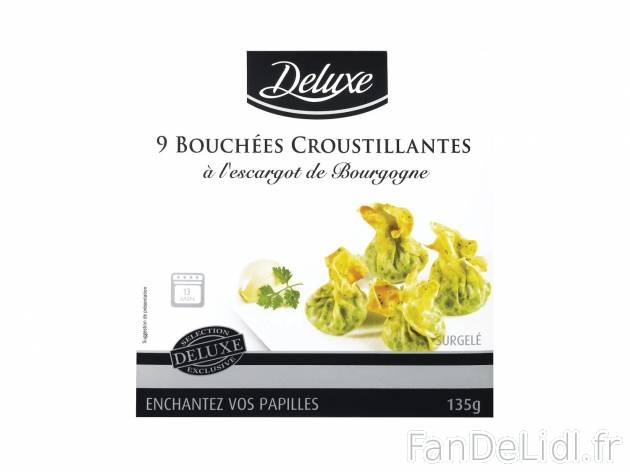 9 bouchées croustillantes à l&apos;escargot de Bourgogne1 , prezzo 3.29 € ...