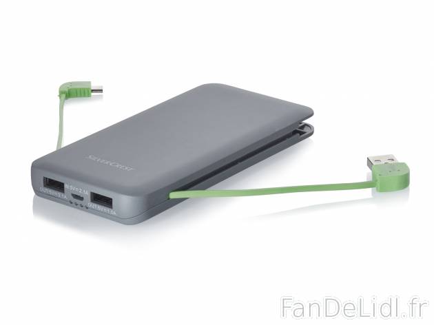 Batterie externe Powerbank , prezzo 11.99 € 
- 6 000 mAh
- Câble micro-USB ...