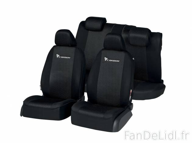 Housses de sièges auto « Carbon » , prezzo 14.99 € 
- Ex. 100 % polyester
- ...