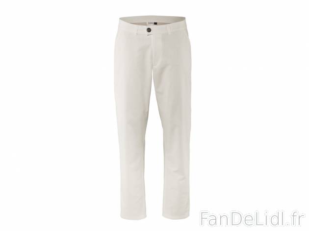 Pantalon en lin et coton homme , prezzo 9.99 € 
- Ex. 55 % lin et 45 % coton
- ...