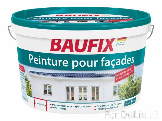 Peinture blanche pour façades , prezzo 16.99 € per L&apos;unité 
- 10 L ...
