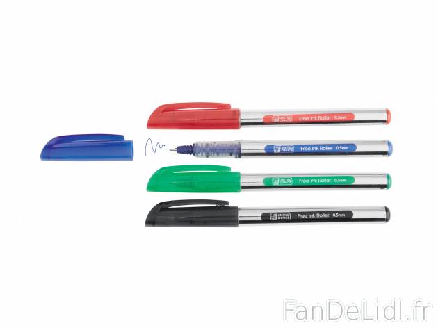 Stylo 4 couleurs effaçable ou stylos rollers , prezzo 1.49 € 
- Au choix : stylo ...