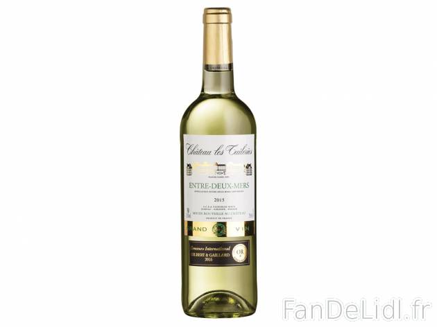 Entre-deux-mers Château Les Tuileries 2015 AOC1 , prezzo 2.99 &#8364; 
- Temp&eacute;rature ...