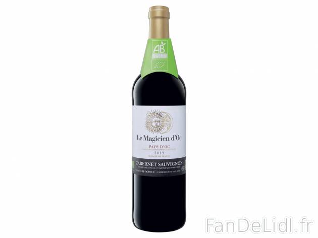 OC Cabernet Sauvignon Bio Le Magicien d&apos;Oc 2015 IGP1 , prezzo 2.89 &#8364; ...