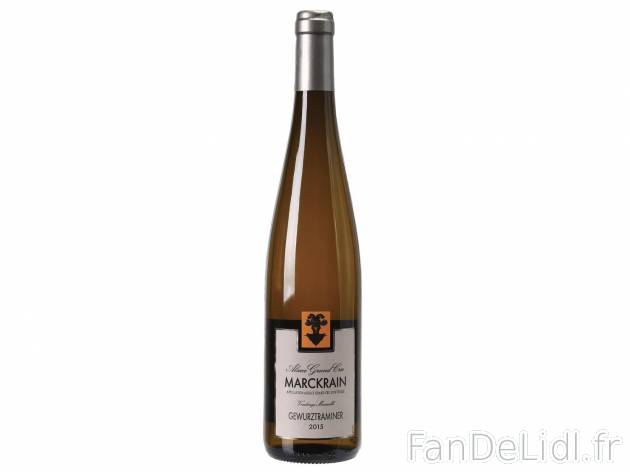 Gewuztraminer Grand Cru Marckrain 2015 AOC1 , prezzo 8.09 &#8364; 
- Temp&eacute;rature ...