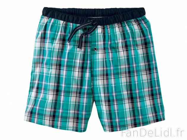 short de nuit homme coton