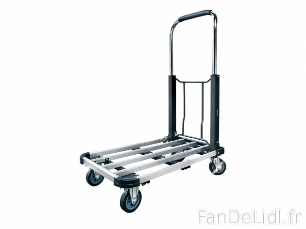 Chariot de transport en aluminium , prezzo 29.99 € 
- Env. 7,8 kg
- Plateforme ...