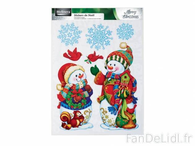 Stickers de Noël , prezzo 0,99 &#8364; per Le set au choix 
- Pour fen&ecirc;tres ...