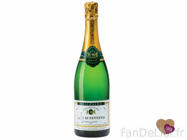 Champagne Brut Blanc de Blancs Millésimé A. de Senneval 2007 AOC1 , prezzo 17,99 ...