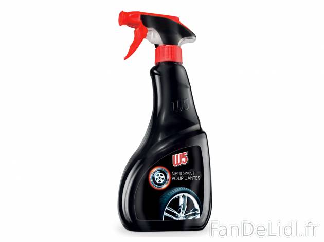 Spray nettoyant1 , prezzo 1.99 €  
-  Au choix : pour jantes ou insectes