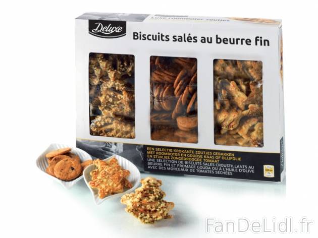 Biscuits salés au beurre fin1 , prezzo 3,69 € per 300 g, 1 kg = 12,30 € EUR. ...