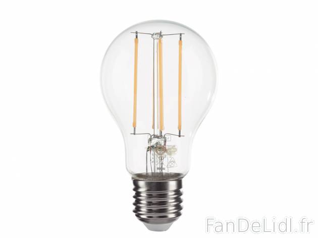 Ampoule LED à filament , prezzo 3.99 € 
- 720 LUMEN : 8 W équivalent 55 W
- ...