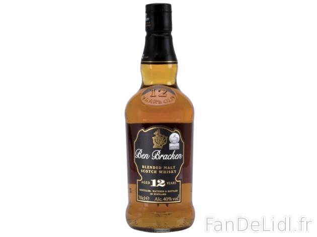 Ben Bracken Blended Malt scotch Whisky 12 ans d&#039;âge1 , prezzo 20,99 € ...