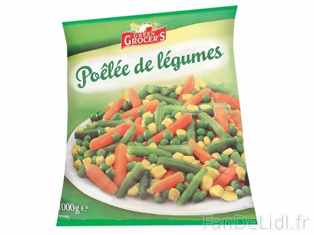 Poêlée de légumes, prezzo 1,19 € per Le sachet de 1 kg au choix 
- Au choix ...