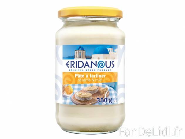 Pâte à tartiner sésame-miel1 , prezzo 2.19 € per 350 g 
-  Inédit chez Lidl