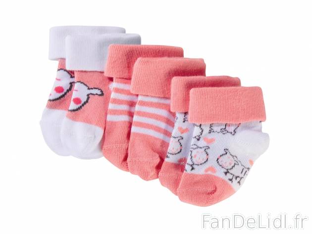 3 paires de chaussettes bébé , prezzo 2.99 € per Le lot au choix 
- Ex. : 72 ...