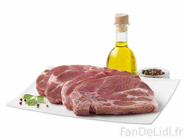 12 côtes de porc échine , prezzo 3,49 € per Le kilo 
- La caissette de 2,1 ...