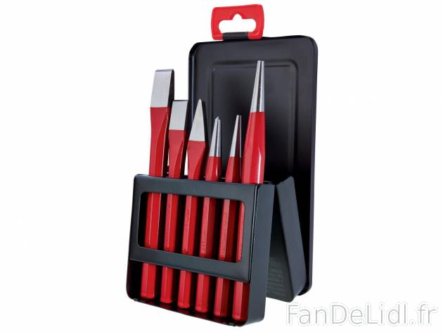 Set de 6 outils de frappe , prezzo 6.99 € per Le set au choix 
- Au choix : 3 ...