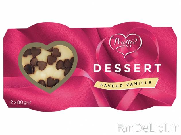 Duo de desserts1 , prezzo 1,29 &#8364; per 2 x 80 g au choix, 1 kg = 8,06 € ...