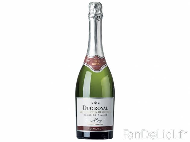 Blanc de blancs Duc Royal1 , prezzo 1,99 &#8364; per 75 cl au choix, 1 L = 2,65 ...