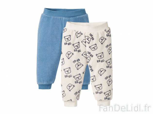 Pantalons en velours bébé garçon , prezzo 4.99 € 
- Ex. 75 % coton et 25 % ...