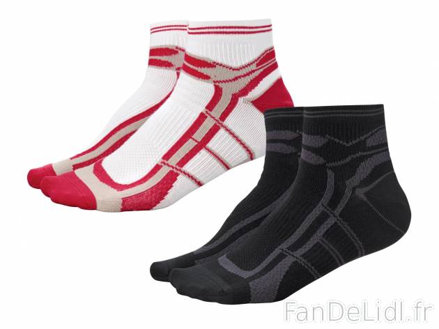 2 paires de chaussettes de sport homme , prezzo 2.99 € per Le lot au choix 
- ...