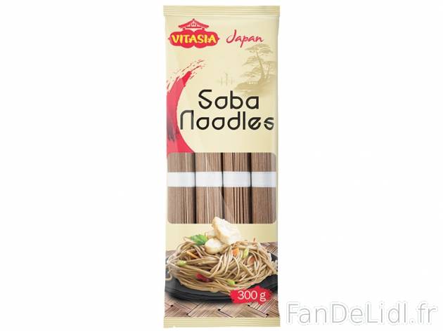 Nouilles soba , prezzo 0,79 € per 300 g, 1 kg = 2,63 € EUR. 
- 2 + 1 GRATUIT ...