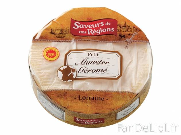 Petit Munster géromé AOP1 , prezzo 1,19 &#8364; per 200 g, 1 kg = 5,95 € EUR.