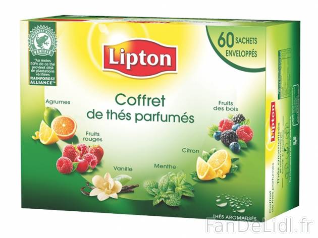 Lipton coffret thés parfumés1 , prezzo 3,56 &#8364; per 96 g, 1 kg = 37,08 ...