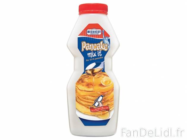 Préparation pour pancakes , prezzo 1,29 € per 200 g, 1 kg = 6,45 € EUR. 
- ...