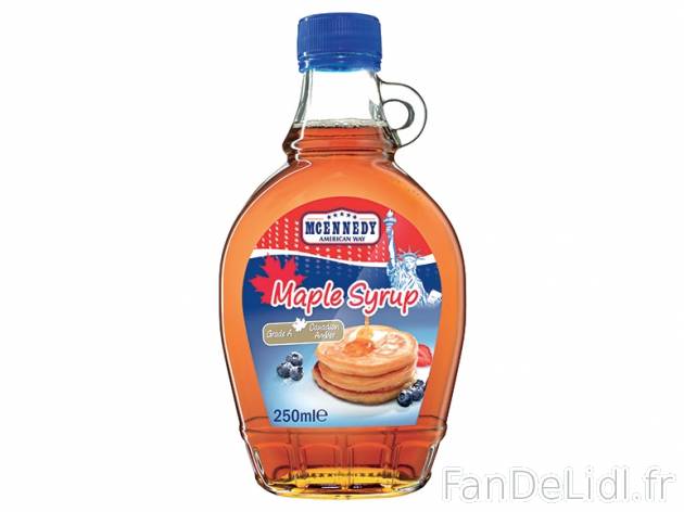 Sirop d&#039;érable , prezzo 3,49 € per 250 ml, 1 L = 13,96 € EUR. 
- ...