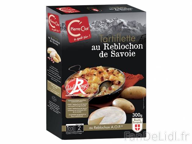 Tartiflette au reblochon de Savoie AOP Label Rouge1 , prezzo 2,99 &#8364; per ...