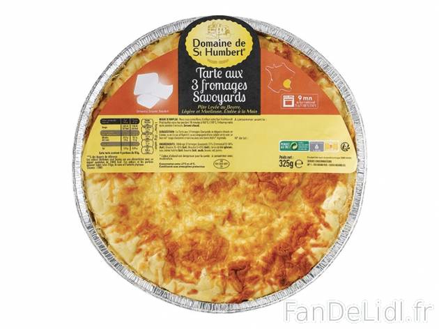 Tarte aux 3 fromages savoyards1 , prezzo 3,99 &#8364; per 325 g, 1 kg = 12,28 ...