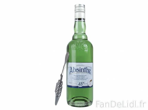 Absinthe1 , prezzo 16,99 &#8364; per 70 cl, 1 L = 24,27 € EUR. 
- 45 % Vol. ...