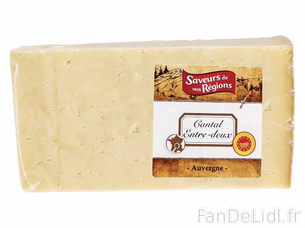 Cantal entre-deux AOP , prezzo 6,89 € per Le kilo 
- La pièce d&#039;environ ...