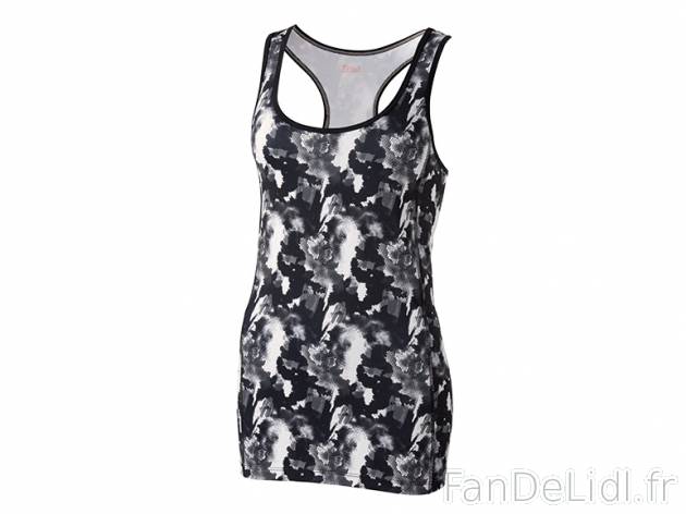Débardeur , prezzo 4,99 € per L&#039;unité au choix 
- Ex : 92 % polyester, ...