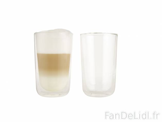 Verres à double paroi , prezzo 6.99 € 
- Au choix : verres à double paroi latte ...