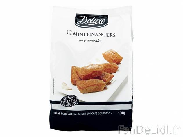 Mini financiers aux amandes ou mini moelleux au chocolat , prezzo 1,99 € per 180 ...