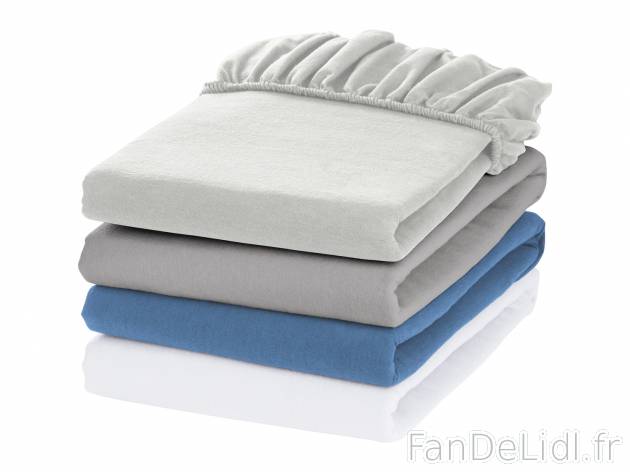 Drap-housse en jersey , prezzo 6.99 € 
- 100 % coton
- Au choix : taille confort, ...