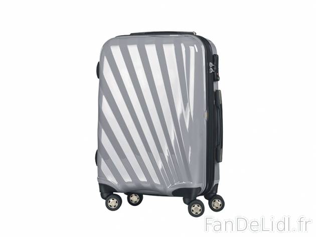 Trolley avec quatre rôles bordcase bagages cabines trolley taille M motif Happiness
