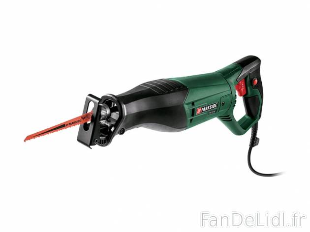 Scie sabre Parkside PFS 710, prezzo 39,99 € per L&#039;unité 
- 710 W 
- ...