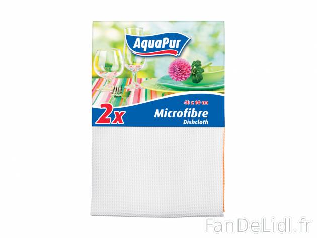 Serviettes de cuisine en microfibre , le prix 2.49 €