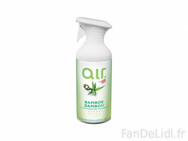 Spray désodorisant1 , le prix 1.99 € 
- Au choix : lavande ou magnolia ou bambou
- ...